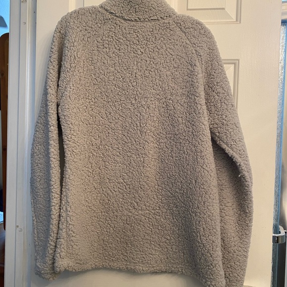 Style 5 Pullover Soft Fuzzy Gray Sweater 1/4 zip XL NWT - Picture 8 of 9